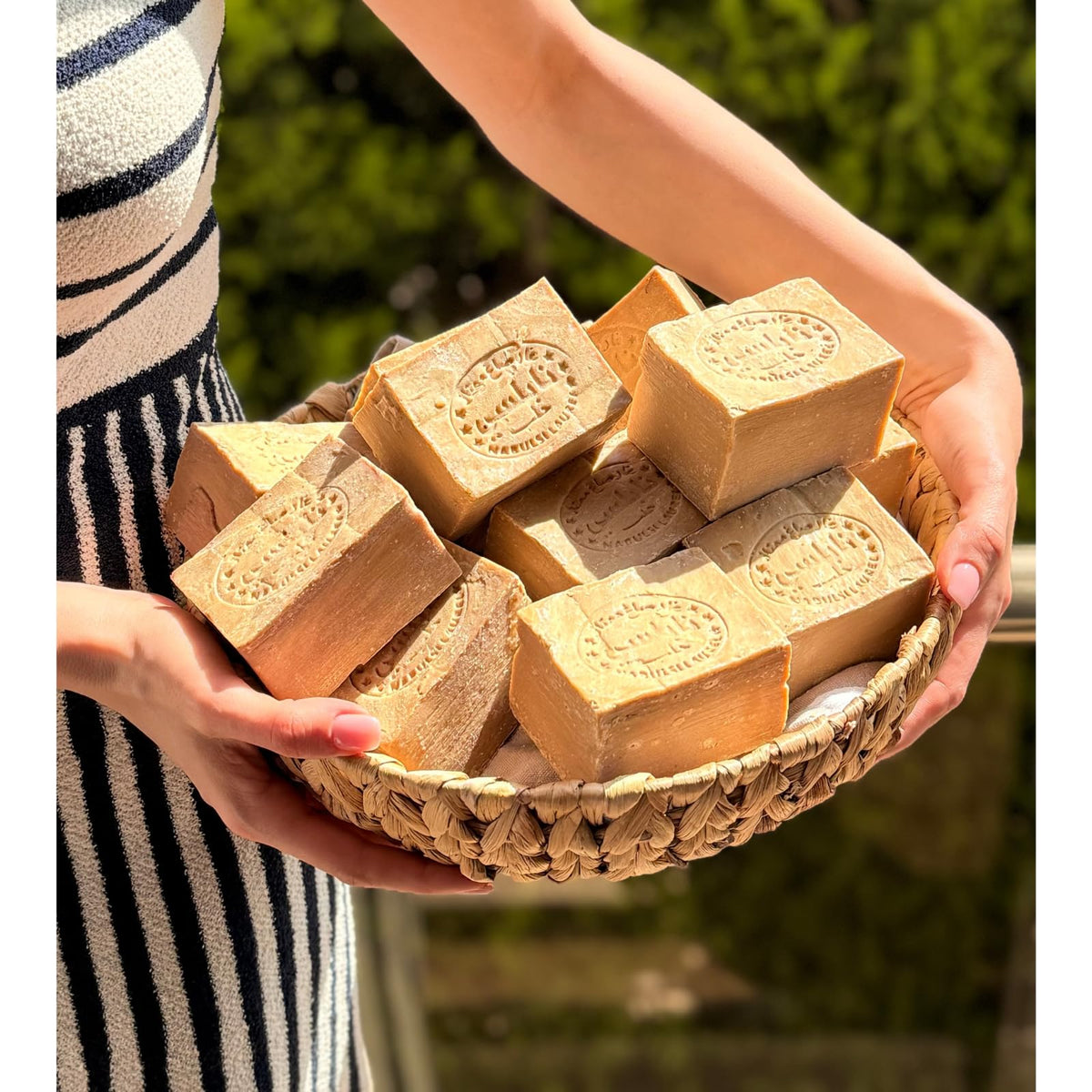 Jatisse Aleppo Soap two-pack seven-ounce bars in packaging for daily cleansing.