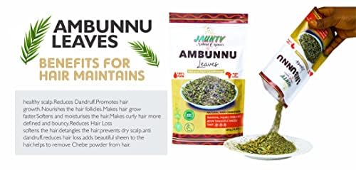 Jaunty Organics Ambunnu leaves frizz control for smoother strands.