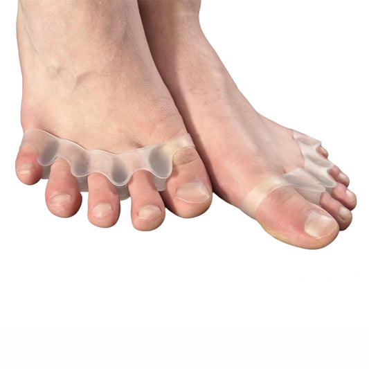 Jaws Podiatry Toe Alignment Separator soft material close-up highlights gentle wear