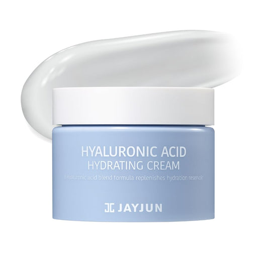 JAYJUN Hyaluronic Cream packaging highlights premium daily moisture.