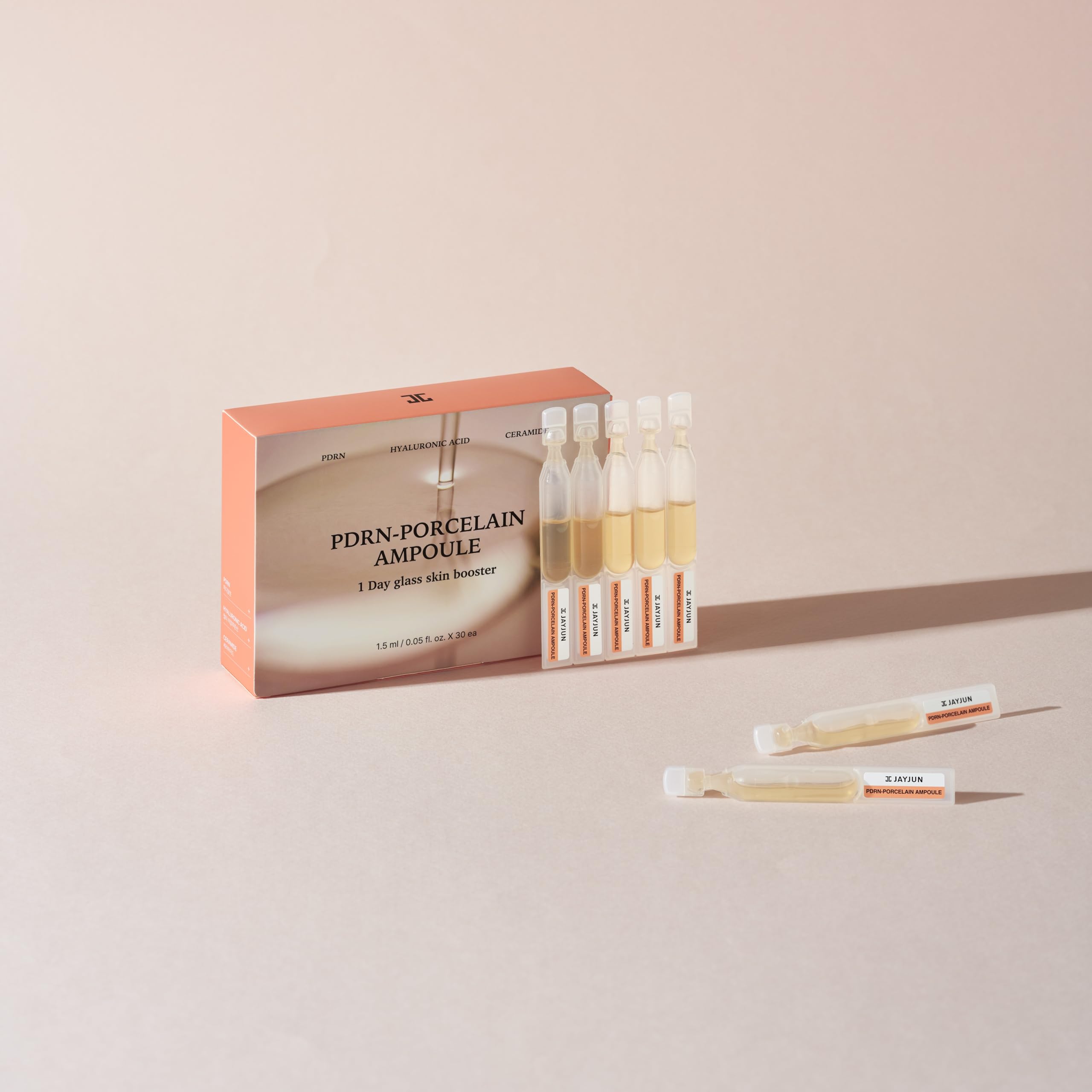JAYJUN PDRN travel-friendly ampoules for on-the-go care