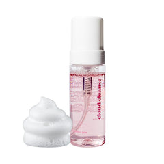 JB LASHES Gentle lash shampoo bottle with pump for tea tree cleansing of extensions.
