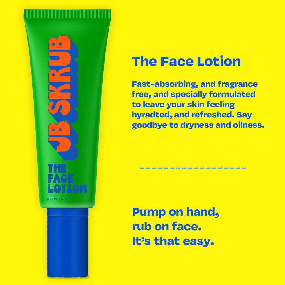JB SKRUB face lotion blue light protection shown beside digital devices