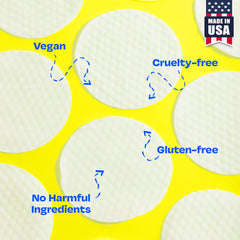 Eco-conscious PCR packaging for JB SKRUB Face Pads.