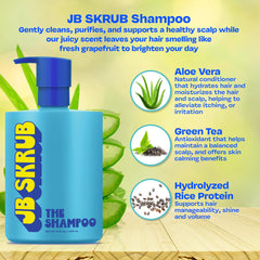 JB SKRUB Kids Shampoo with rice protein adds body and shine