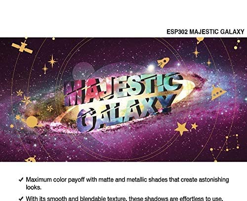 J.CAT BEAUTY Majestic Galaxy swatches reveal matte and metallic shades with smooth blendability