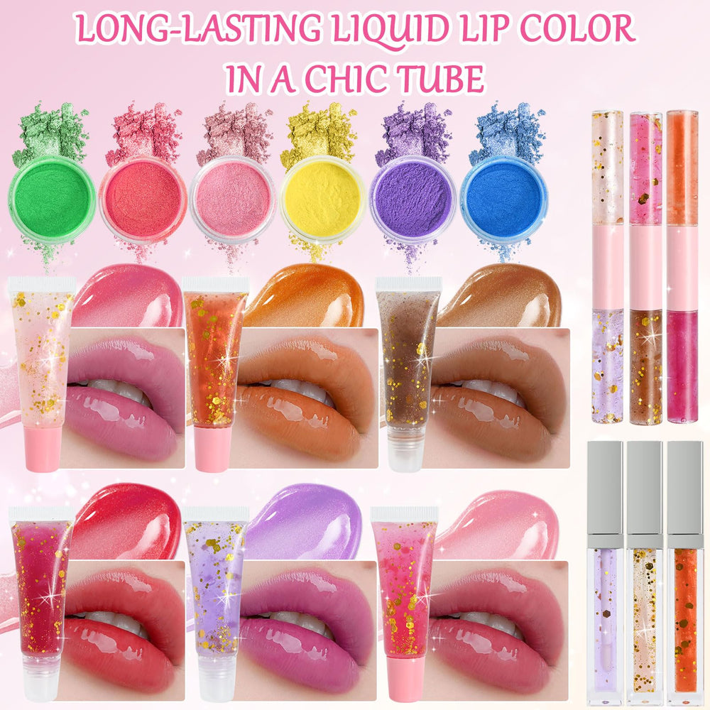 Jcoos double-ended lip gloss tubes enabling two shades on the go.