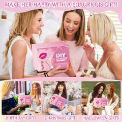 Jcoos gift-ready lip gloss kit, ideal for friends and teens.
