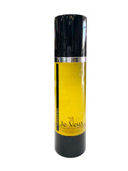 Je Veux Argan Oil bottle providing hydration for hair and scalp nourishment