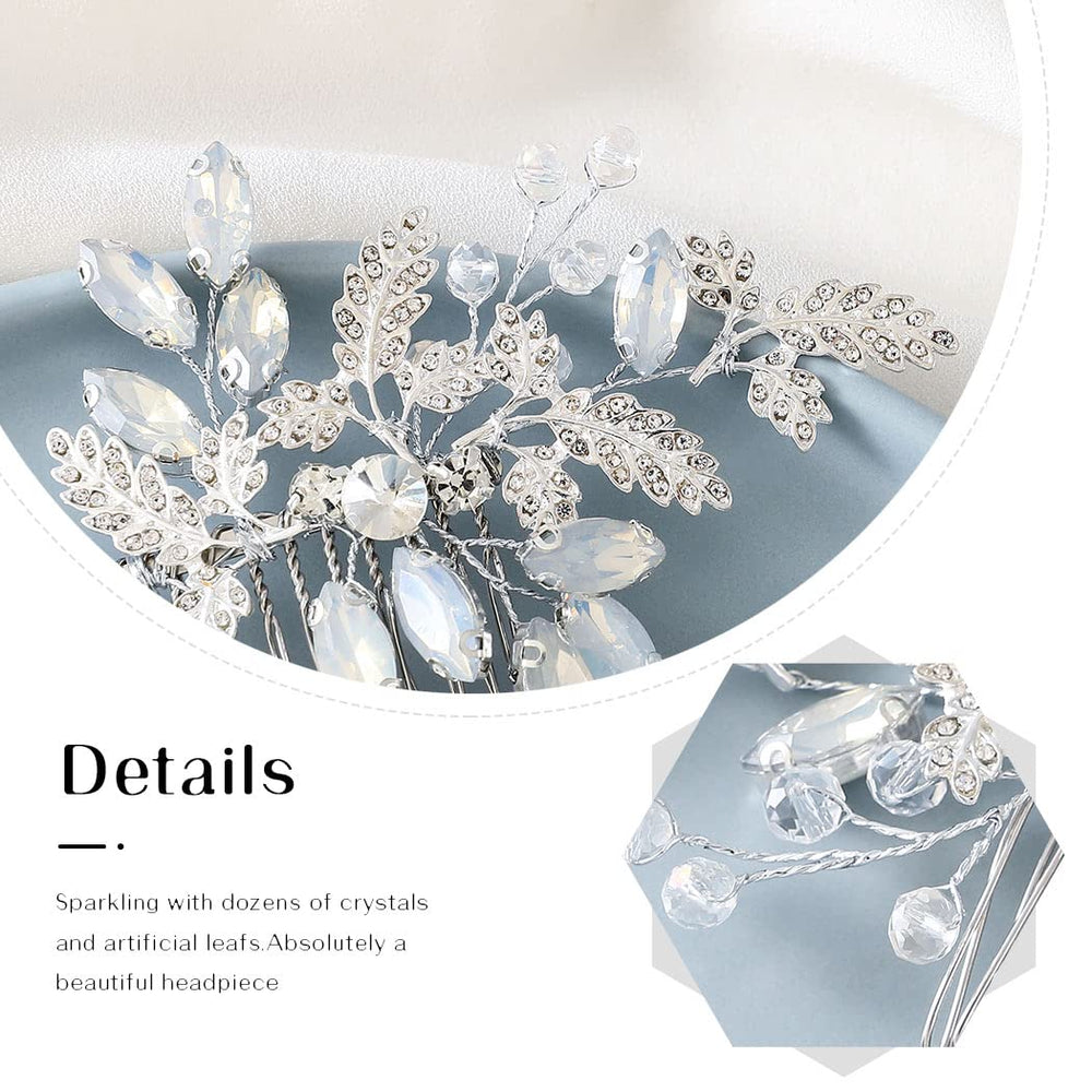 JEAIRTS Beach Wedding Hair Ornament pairs with light dresses for seaside ceremonies.