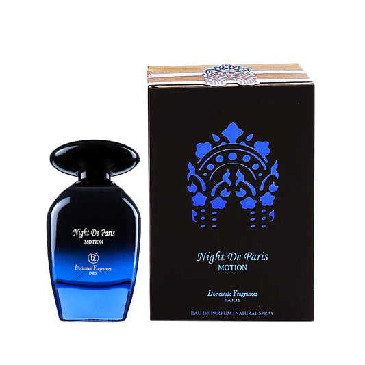 Jean Antoine Night De Paris Motion bottle shown as a bold unisex scent for daily wear