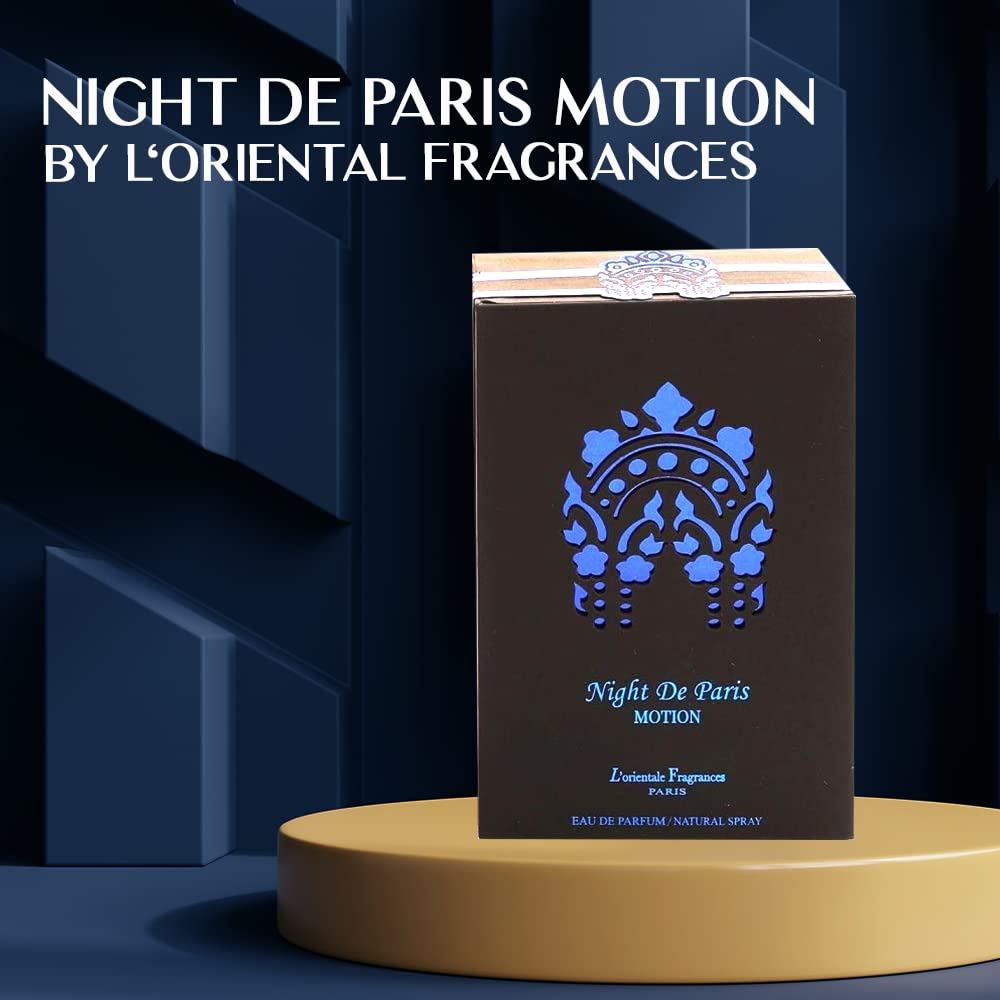 Spray action of Jean Antoine Night De Paris Motion for instant aroma lift