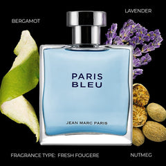 Close-up of Jean Marc Paris Paris Bleu Homme bottle cap