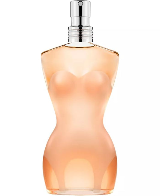 Close-up of Classique bottle highlighting the iconic silhouette for daily confidence.