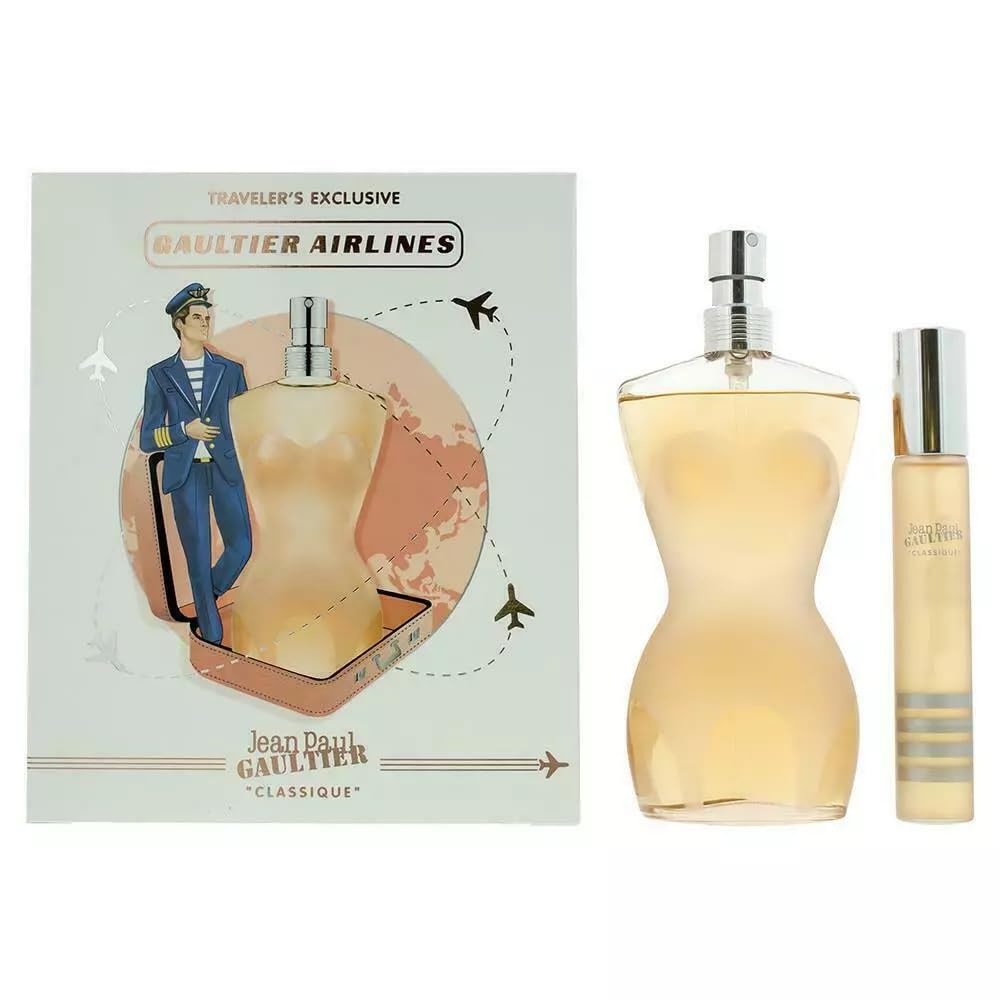 Two-piece Classique set shown together, a versatile gift option for fragrance lovers.