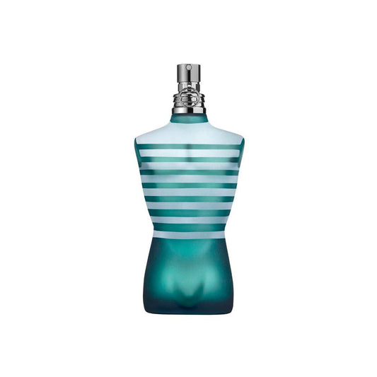Jean Paul Gaultier Le Male EDT bottle spray action for confident wear.