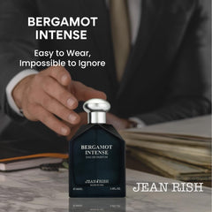 Jean Rish Bergamot Intense box presentation, luxury packaging for gifting.