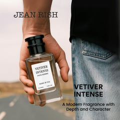 Jean Rish Vetiver Intense top notes visual, fresh opening