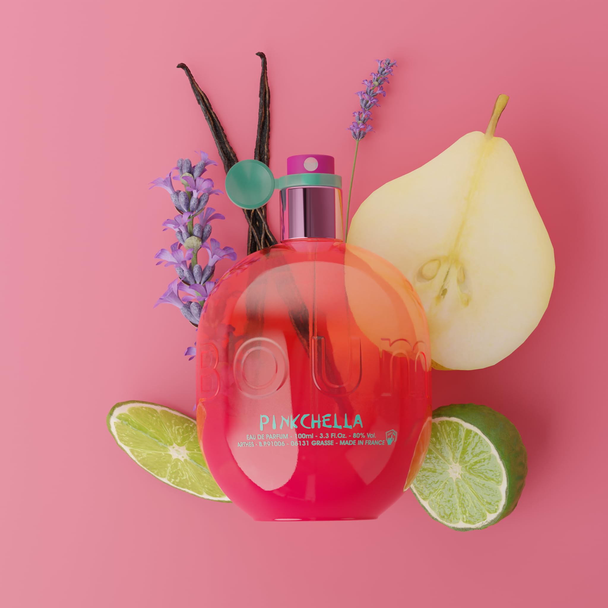 Jeanne Arthes Boum Pinkchella packaging box, perfect as a gift