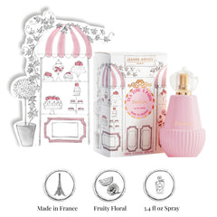 Jeanne Arthes Pavlova top notes image highlights red berries and candied apple