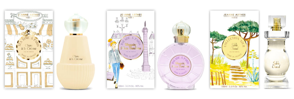 Jeanne Arthes gift-ready 100 ml bottle, ideal for birthdays and travel.