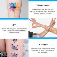 Jecqbor family party use of tattoo paper for fun customization