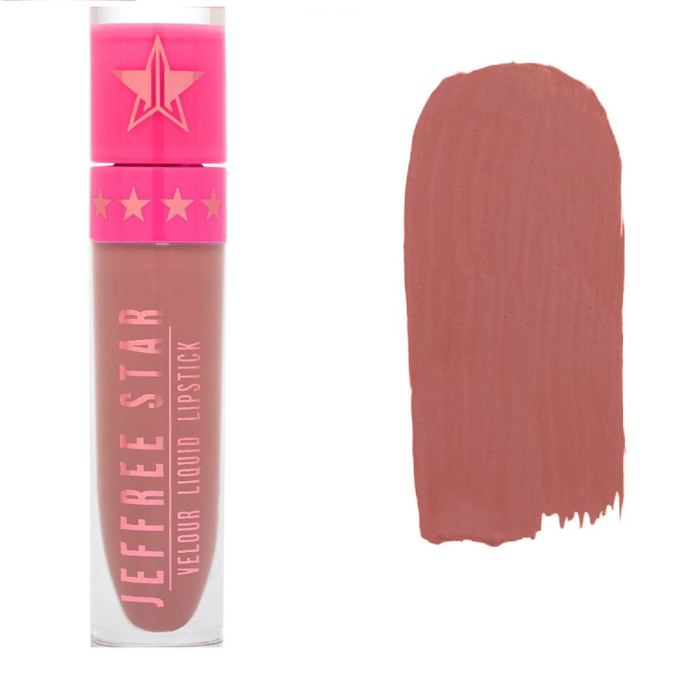 Jeffree Star Gemini velour swatches show bold color on skin