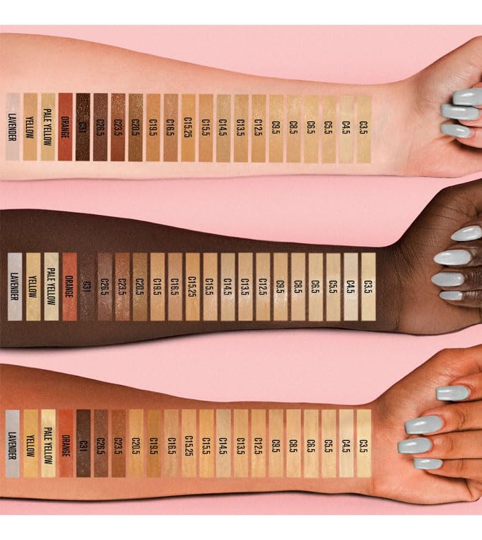 Jeffree Star Magic Star Concealer swatches on skin for even tone and long wear.