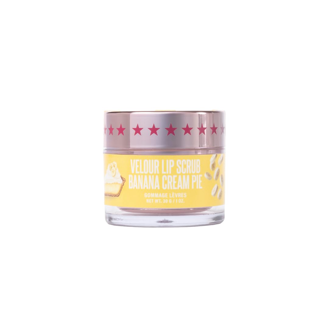 Application of Jeffree Star Velour Lip Scrub on lips