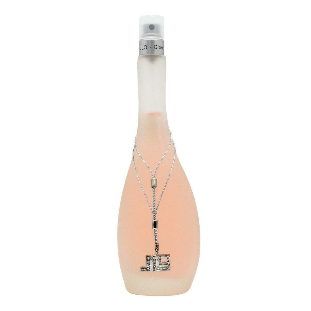Jennifer Lopez Glow bottle cap and spray detail highlighting easy application