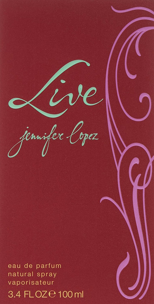 Live by Jennifer Lopez spray on elegant packaging, ideal for evenings