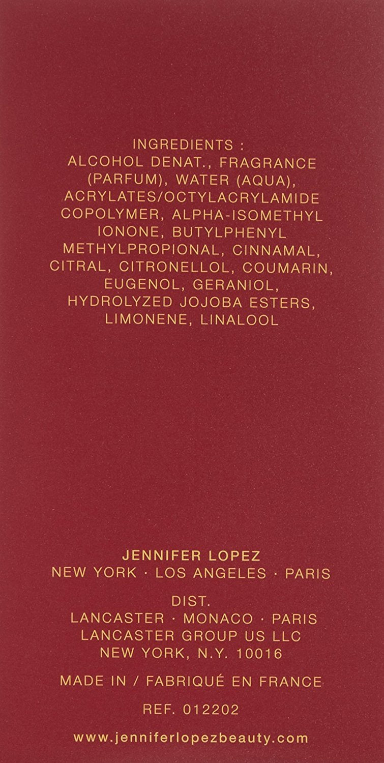 Jennifer Lopez Live EDP bottle with soft lighting, versatile aroma