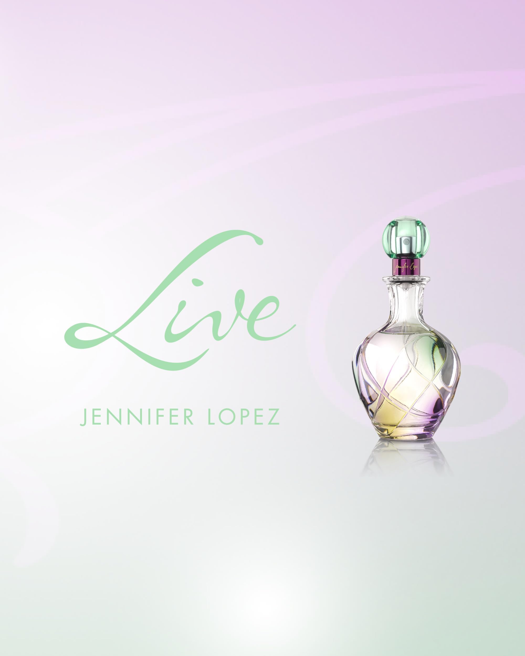 Jennifer Lopez Live outer carton front for luxury presentation.