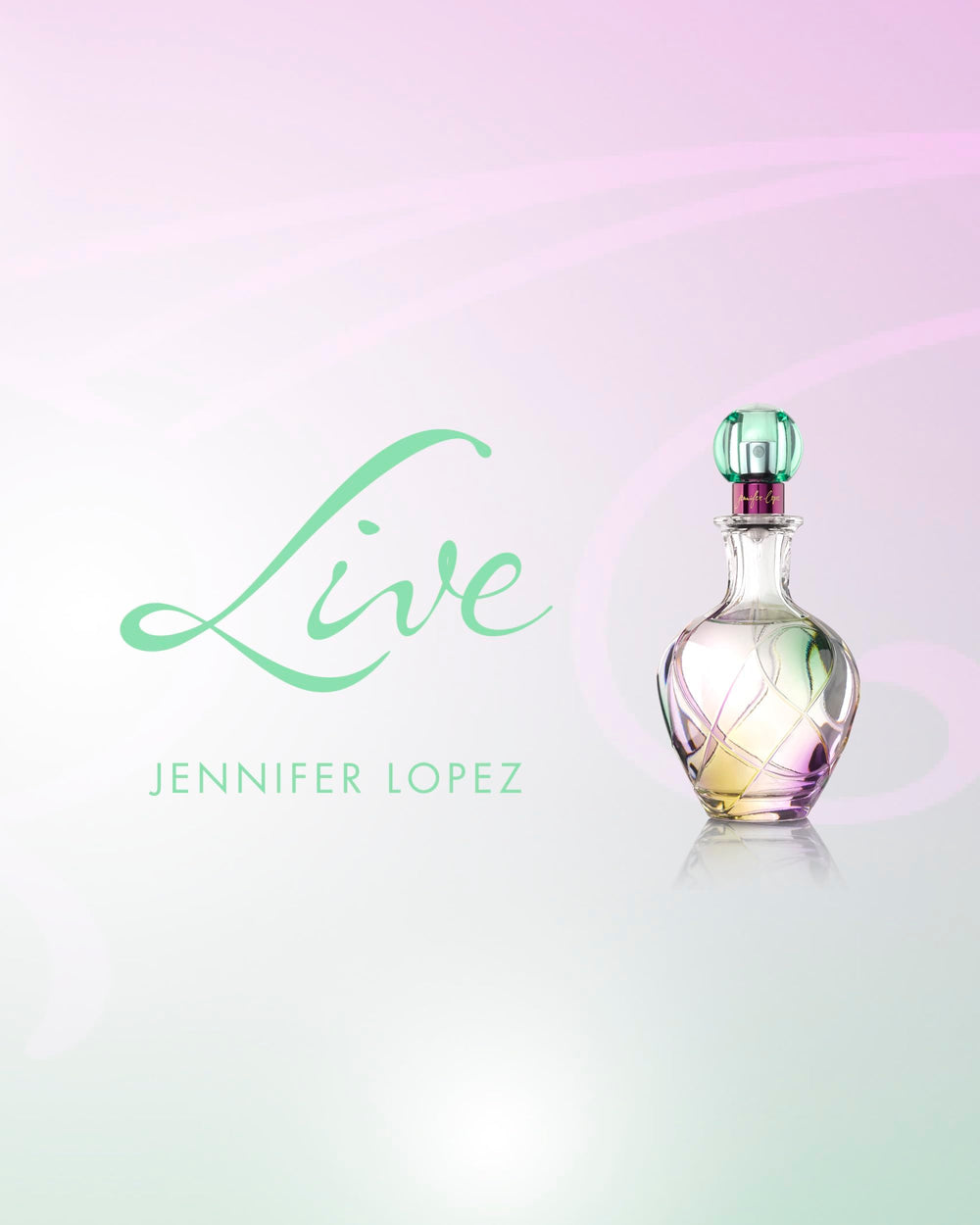 Jennifer Lopez Live outer carton front for luxury presentation.