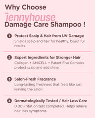 JENNYHOUSE Floral scent; refreshing aroma during shampoo routine.