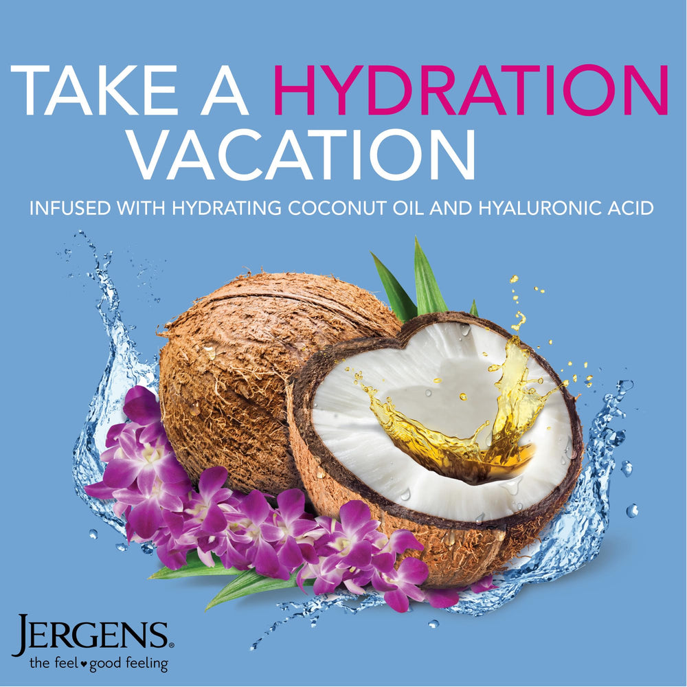 Two-pack box of Jergens moisturizer highlighting convenient value.