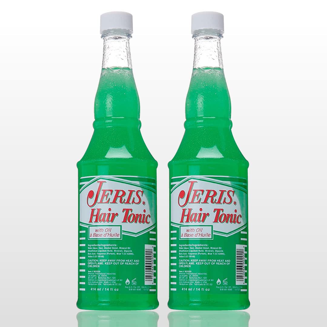 Jeris Hair Tonic with Oil Professional bottle front showing classic barbershop scent.