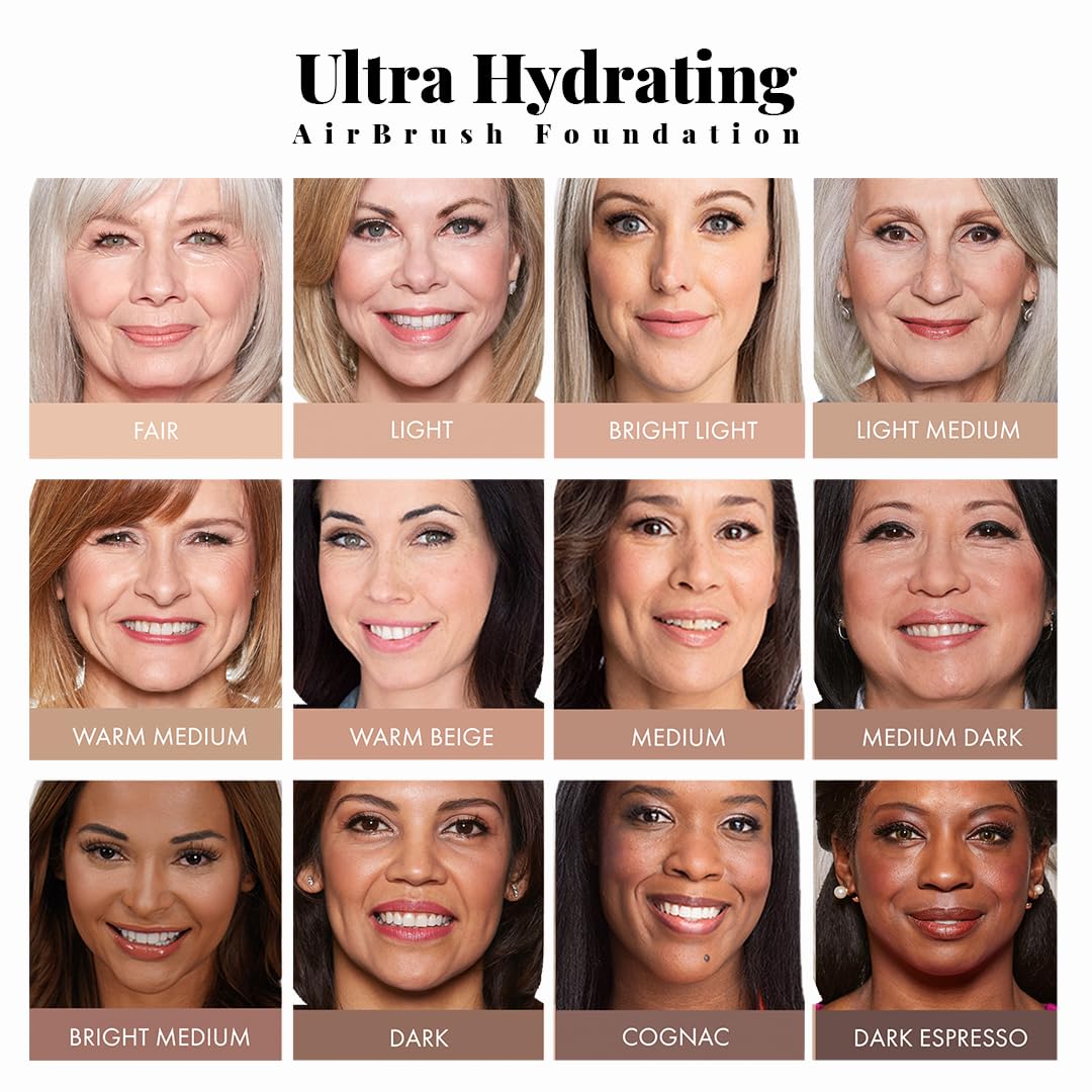 Jerome Alexander airbrush foundation weightless-feel suitable for all-day wear
