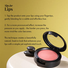 Jerome Alexander Blush ‘n’ Kiss Jam shade suitable for diverse skin tones and occasions.