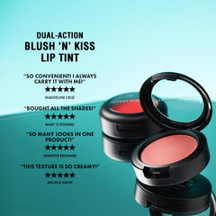 Jam shade swatch from Jerome Alexander Blush ‘n’ Kiss