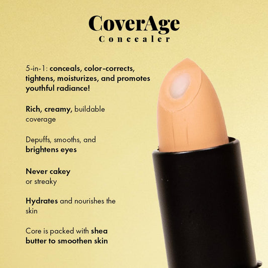 Jerome Alexander CoverAge Concealer Stick brightens dark circles for a rested, awake appearance