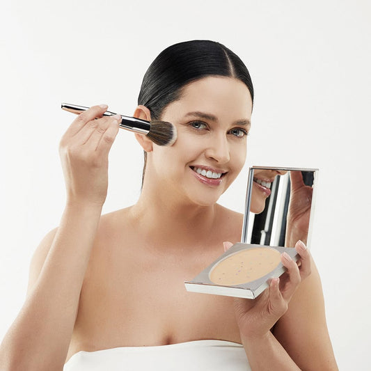 Magic Minerals by Jerome Alexander light-shade-swirl for natural matte finish.