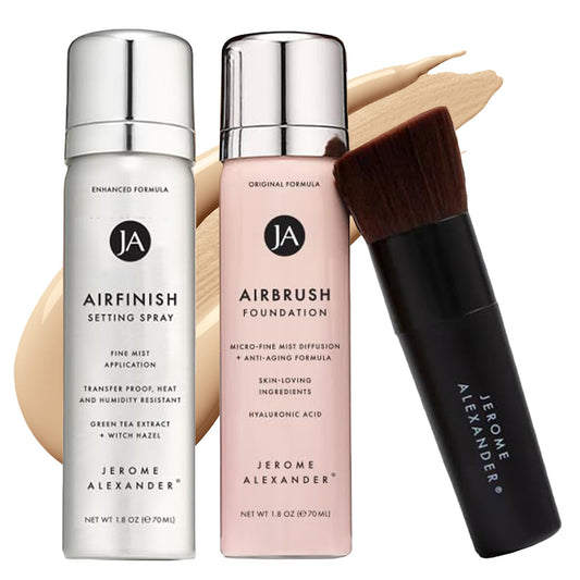 Jerome Alexander MagicMinerals airbrush bottle delivers featherweight coverage for a natural look.