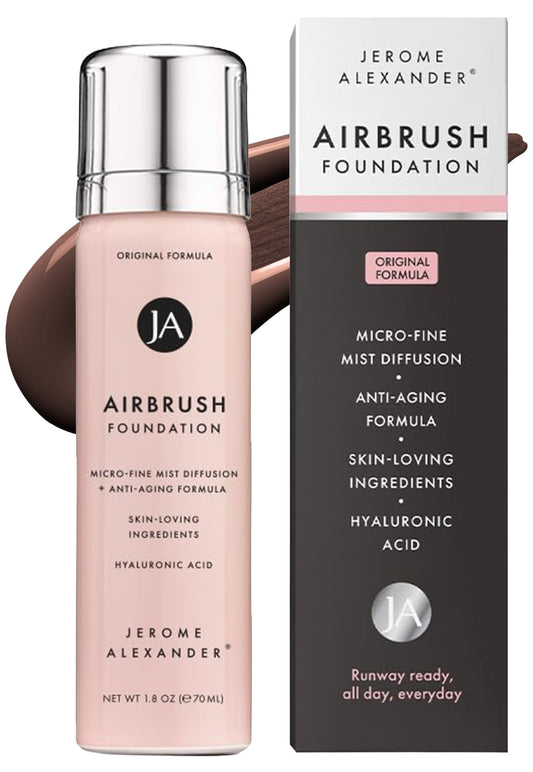 Jerome Alexander MagicMinerals airbrush foundation bottle with mist for lightweight, even coverage