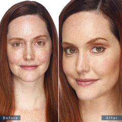 Jerome Alexander MagicMinerals intense foundation nude application shows easy direct-to-skin use