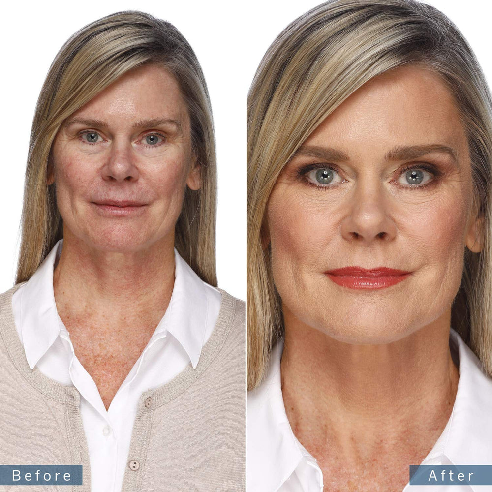 Jerome Alexander MagicMinerals intense foundation nude coverage test demonstrates full-coverage feel