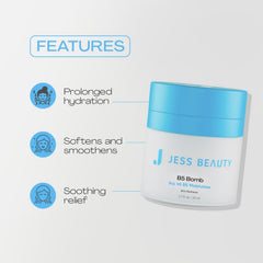JESS BEAUTY B5 Bomb Pro hydration boost for nourished, dewy skin.
