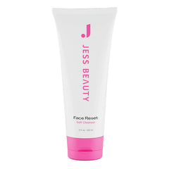 Jess Beauty Face Reset Cleanser gel texture delivers a refreshing cleanse with hydration.