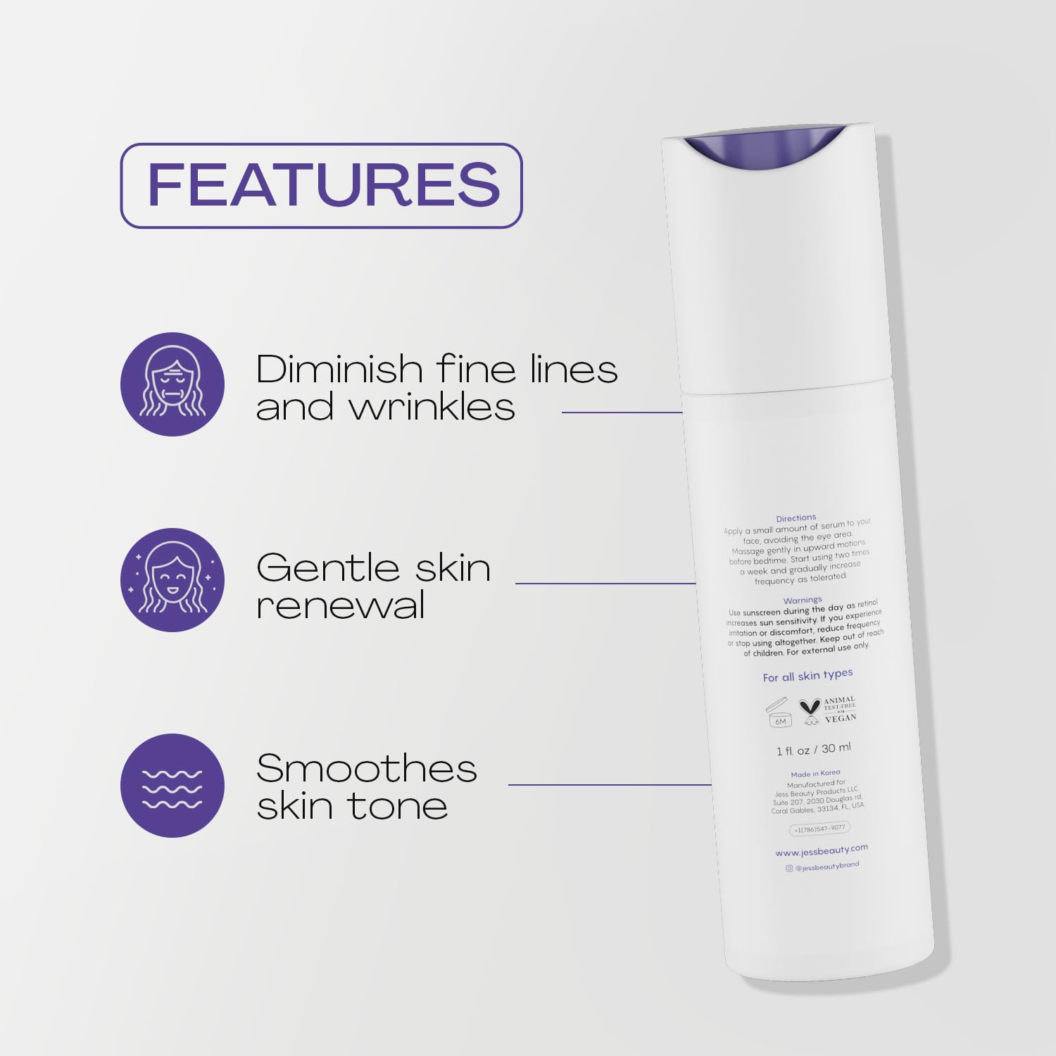 JESS BEAUTY Hyaluronic acid hydration swirl demonstrates deep moisture for plump skin.