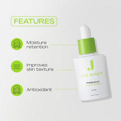 JESS BEAUTY PHAbulous ingredients gluconolactone and macadamia oil nourish skin